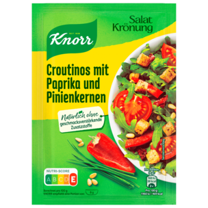Knorr Salatkrönung Croutinos mit Paprika & Pinienkernen 25g